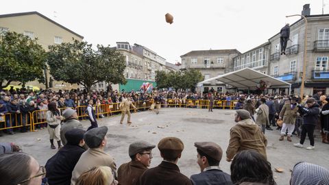 Los competidores hicieron gala de su maestr�a en lanzamientos y recepciones