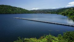 Imagen del embalse de Lindoso, fronterizo entre Galicia y Portugal