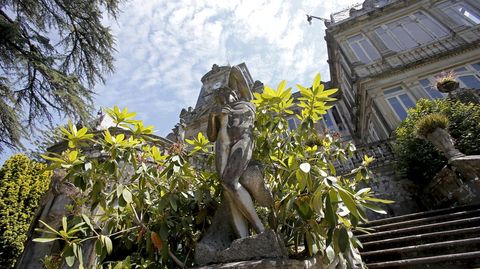 Pazo de Lourizn muy deteriorado