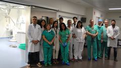 El equipo de neurorradiolog�a del Cunqueiro