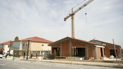 Imagen de archivo de las obras de construcci�n de la residencia de mayores de Doz�n