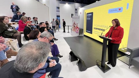 Presentacin de la Mostra do Encaixe de Camarias, en Fitur 2024 