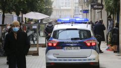 Una patrulla de la Polic�a Local de Lugo 