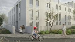 Infograf�a del proyecto para construir 26 viviendas de promoci�n p�blica en Teo