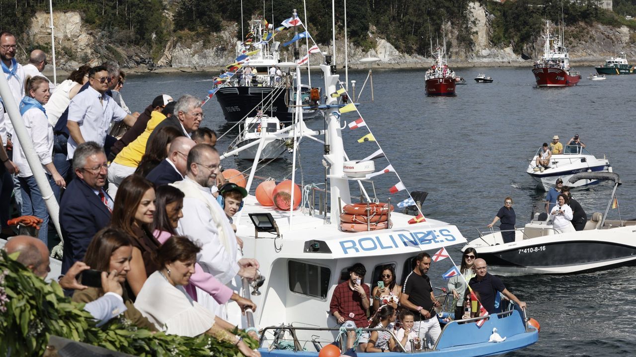 Patrulleras de Salvamento y el helicóptero Pesca II participarán este domingo en la procesión marítima de Celeiro para darle mayor realce