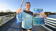 Sole Leiro, atleta de Sanxenxo que acumula r�cords de Galicia en Master 50