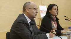 El fiscal Ucha, en una foto de archivo en un acto sobre convivencia en los centros escolares