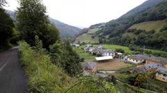 La peque�a localidad de Mual, perteneciente al concejo de Cangas del Narcea, en el suroccidente asturiano