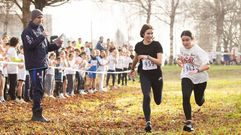 Unha edici�n anterior do Cros Escolar en Carballo, ano 2024 