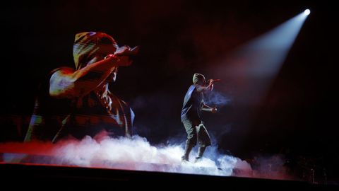 Duki, en concierto en el Coliseum el 12 de octubre