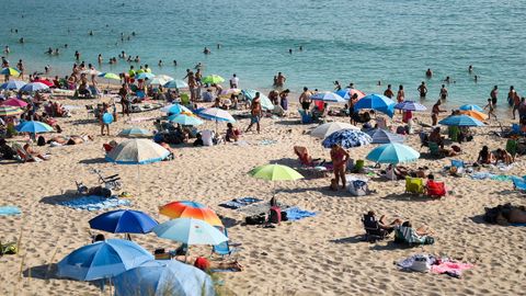 Playa de Outeiro en Doni�os.