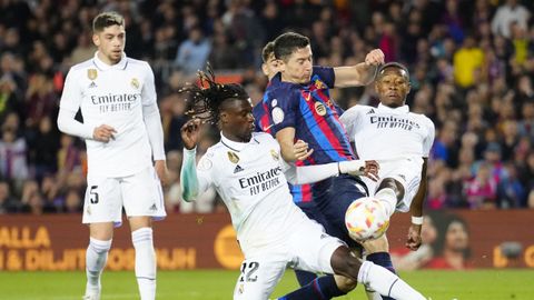 Encuentro de Copa del Rey entre Barcelona y Real Madrid