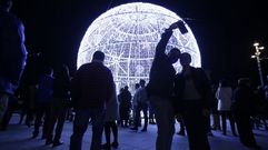 Luces de Navidad en A Coru�a: La Marina