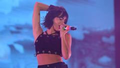 Aitana en su actuaci�n en el festival O Son do Cami�o 2023