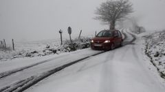 Nieve en la monta�a lucense