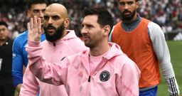 Leo Messi.Leo Messi en un partido amistoso del Inter Miami