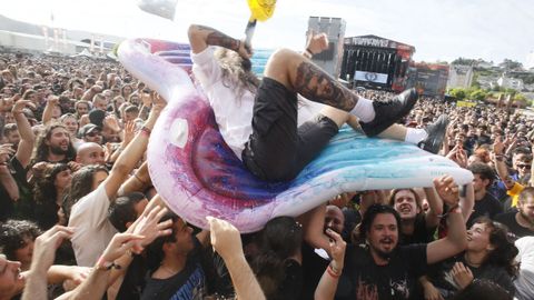 Los portugueses Serrabulho hicieron disfrutar este mircoles de nuevo al pblico del Resurrection Fest. 