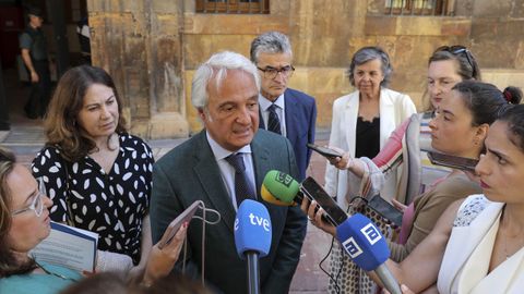 El presidente del Tribunal Superior de Justicia de Asturias (TSJA), Jesús Chamorro