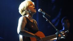 La cantante S�s, en una actuaci�n en el Festival do Castro, en el a�o 2017
