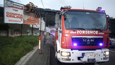 Bomberos de Viveiro, en imagen de archivo