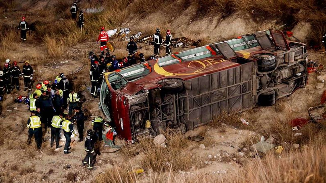 Imputan por homicidio al conductor del bus con 14 fallecidos en Murcia