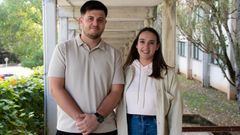 Iago Lestido e Iria Sambade cursaron sus grados en la Escola Politcnica Superior del campus de Lugo