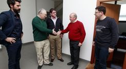 Mosquera y un t�cnico provincial mantuvieron una reuni�n de trabajo con el gobierno isle�o. 