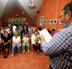 El acto inaugural congreg� a numerosos vecinos.
