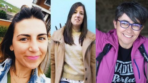 De izquierda a derecha: Silvia Feito, Tatiana Rodrguez y Ana Cueto