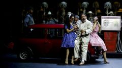El montaje gallego de la �pera �Jenufa� se ambienta en una gasolinera de la Am�rica profunda en los a�os 50. 