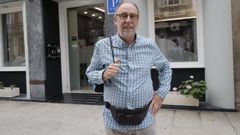 tasa.Eduard Inglada, de Catalua, visita por segunda vez A Corua, donde estuvo hace 30 aos, cuando se inaugur la Domus