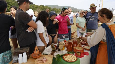 Recreacin de la vida en el yacimiento Aquis Querquennis de Bande