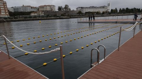 Inauguración y puesta en sevicio de la plataforma náutica de O Parrote, en A Coruña