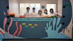 Los dibujos de Araceli Paz decoran las paredes de urgencias del hospital materno-infantil Teresa Herrera de A Coru�a