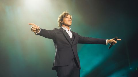 David Bisbal durante su actuaci&oacute;n en  La noche de Cadena 100  en marzo