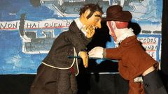 Un momento da obra �Castelao, un coraz�n � intemperie�.