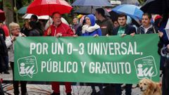 Un momento de la III �Marcha del Chupete� en Oviedo