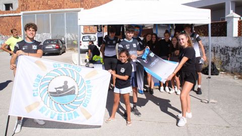 Bandera Femenina Concello de Ribeira. Liga Galega de Traieiras