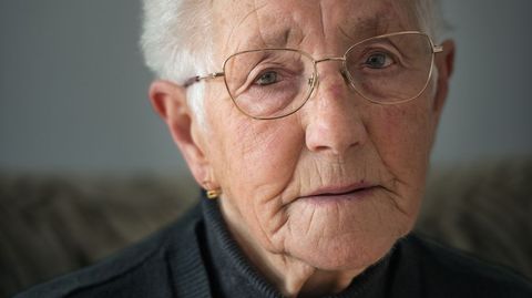 Celina Cambeiro, nunha imaxe tomada polo seu fillo, Juan Louro Cambeiro