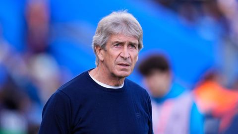 El entrenador del Betis, rival del Celta este domingo, Manuel Pellegrini.