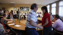 Luis Fern�ndez Gudi�a es alcalde desde junio, tras la dimisi�n de Maria G. Albert