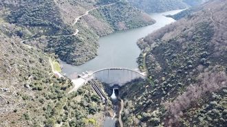 Una central hidroelctrica de bombeo de Iberdrola en Galicia, compaa que tiene otros proyectos en la comunidad