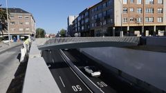 La pasarela a�n permanece cerrada a los peatones