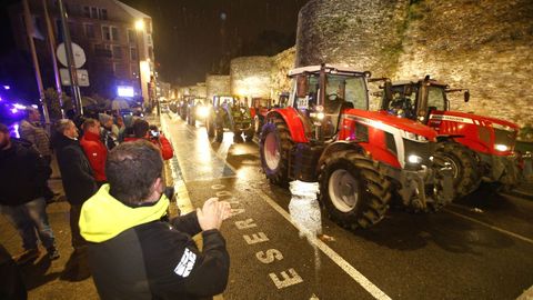 Tractorada contra el acuerdo UE-Mercosur, la semana pasada en Lugo