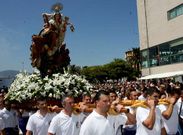 La imagen de la Virgen del Carmen cumple 60 a�os, fue comprada por marineros. 