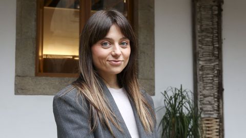 Luc�a Cancela, redactora de La Voz de la Salud. 