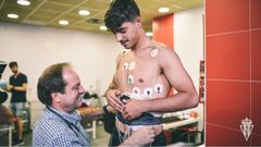 Carlos Cordero pasa las pertinentes pruebas m�dicas