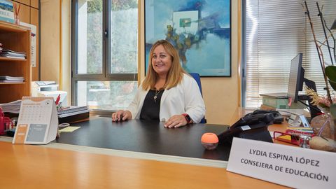La consejera de Educaci�n, Lydia Espina