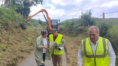 Imagen de archivo de desbroces acometidos en septiembre en el rural ferrolano.