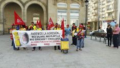 CC. OO. destac� el �xito de la movilizaci�n en la que particip� personal de reparto de la unidad estradense.
